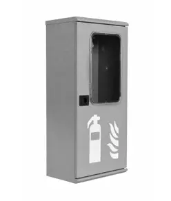 Cassetta porta estintore in inox  modello Utah
