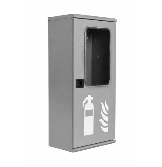 Cassetta porta estintore in inox  modello Utah