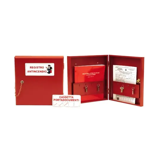 Cassetta porta registro antincendio