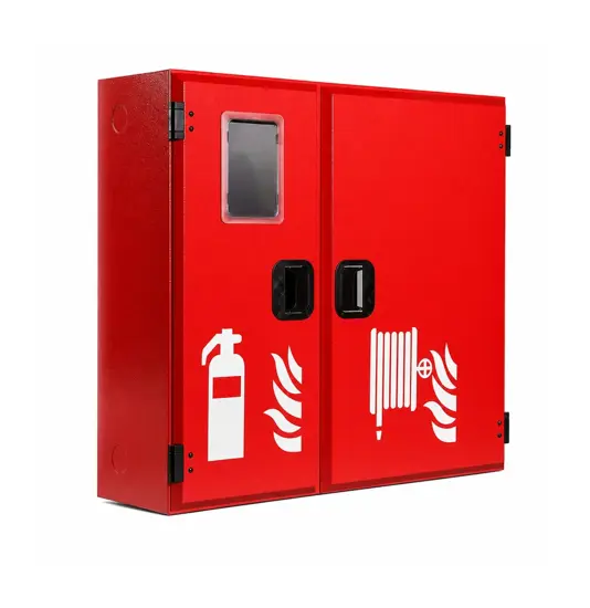 Cassetta completa a parete con vano portaestintori  Texas Twin Compact UNI 45