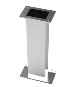 Piantana per cassette idranti ed estintori  Utah/Nevada in acciaio inox