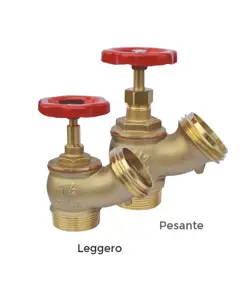 Rubinetto idrante gas UNI maschio