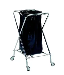 Carrello in metallo portasacco a due ruote