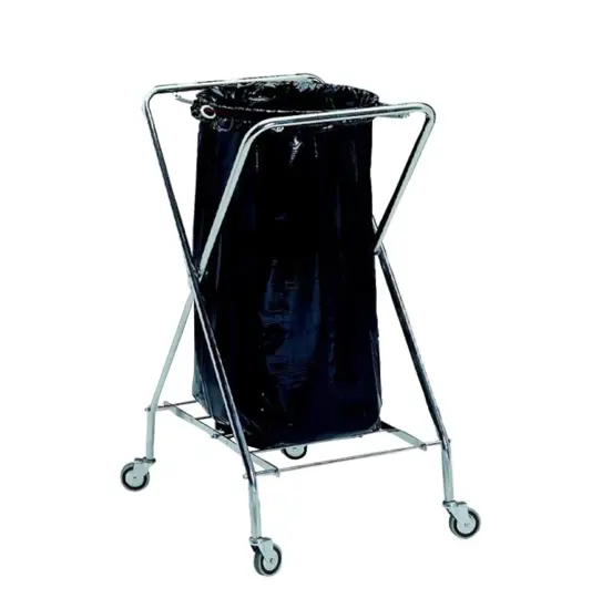 Carrello in metallo portasacco a due ruote