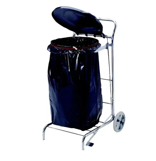 Carrello in metallo portasacco