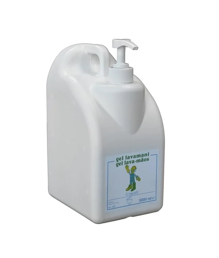 Gel lavamani naturale con pompetta dosatrice, 5 litri
