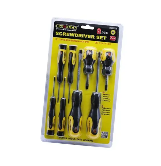 Set cacciaviti da 8 pezzi
