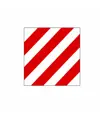 Adesivo rifrangente  bianco/rosso