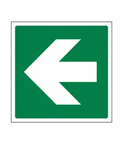 adesivi emergenza uscita a sinistra