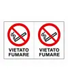 Adesivi 'vietato fumare'