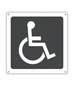 adesivi "WC DISABILE"
