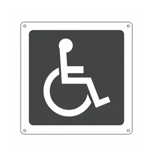 adesivi "WC DISABILE"