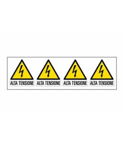 Adesivo 'alta tensione'