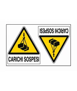 Adesivo 'carichi sospesi'
