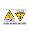 Adesivo 'corrente elettrica'