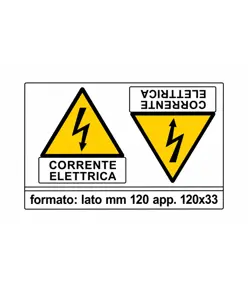 Adesivo 'corrente elettrica'