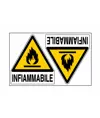 Adesivo 'infiammabile'