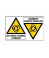 Adesivo 'macchina ad avviamento automatico'