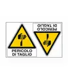 Adesivo 'pericolo di taglio'
