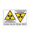 Adesivo 'pericolo zona sorvegliata'