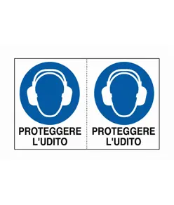 Adesivo 'proteggere l'udito'