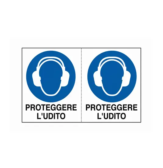 Adesivo 'proteggere l'udito'