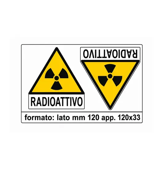 Adesivo 'radioattivo'