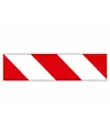 Adesivo rifrangente a strisce bianco/rosse