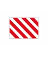 Adesivo rifrangente  bianco/rosso