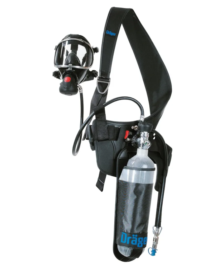 Autorespiratore per spazi confinati Drager Colt, bombola da 3 lt - bardatura in materiale antistatico