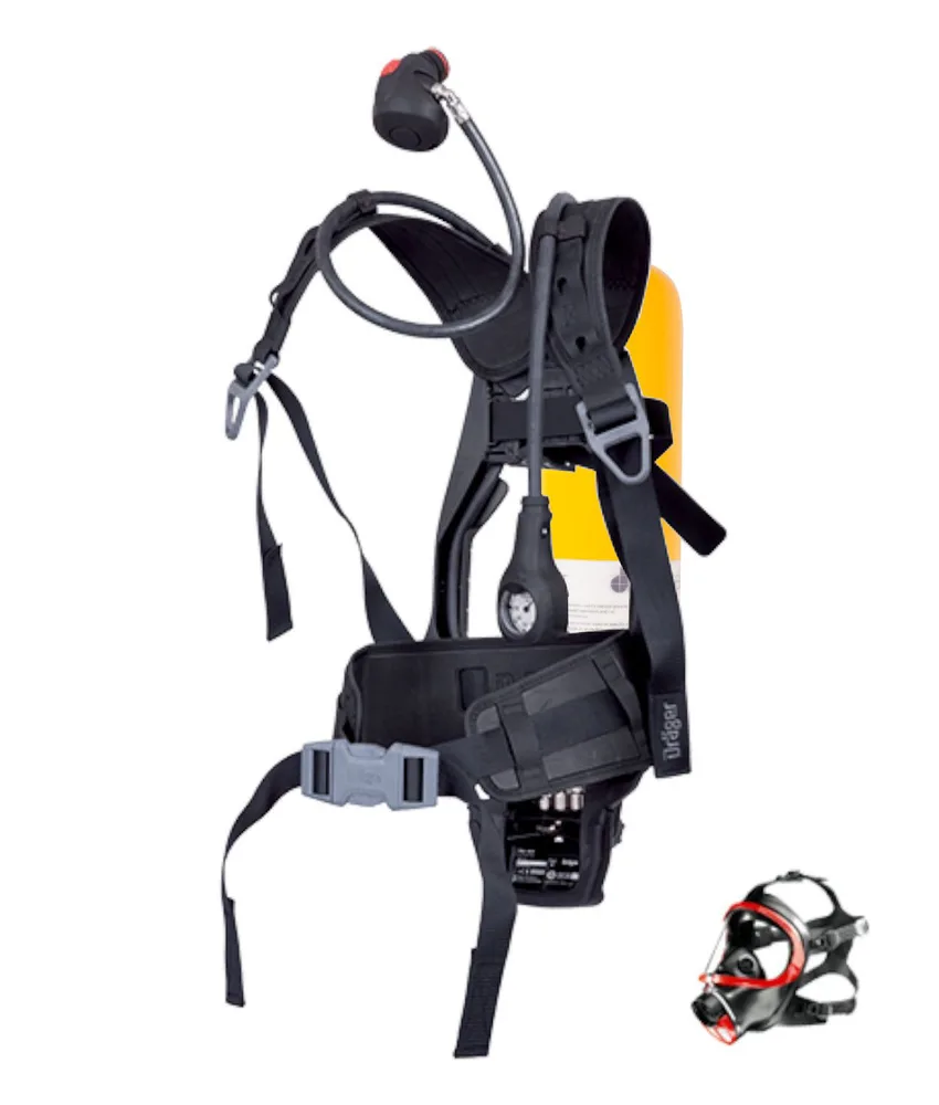 Autorespiratore PSS3000 FIXED LDV, bombola da 6 lt - professionale a sovrapressione - maschera a pienofacciale
