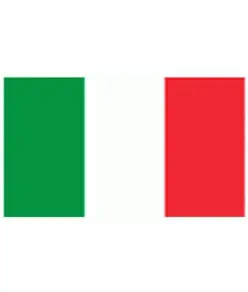 Bandiera Italia cucita