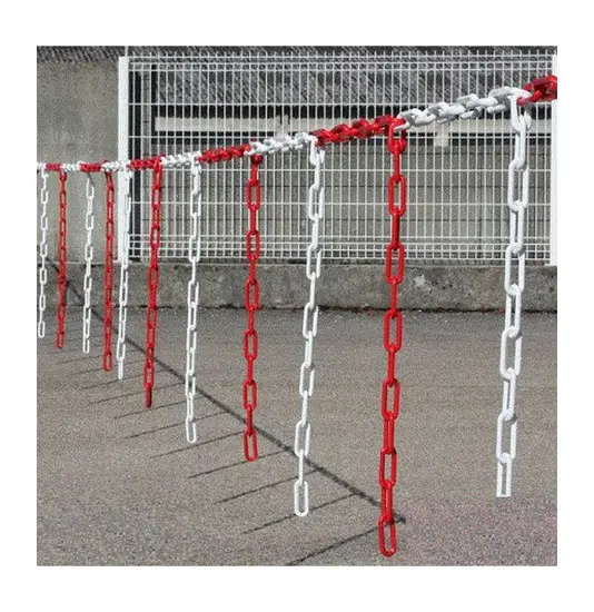 Barriera di delimitazione con catene verticali