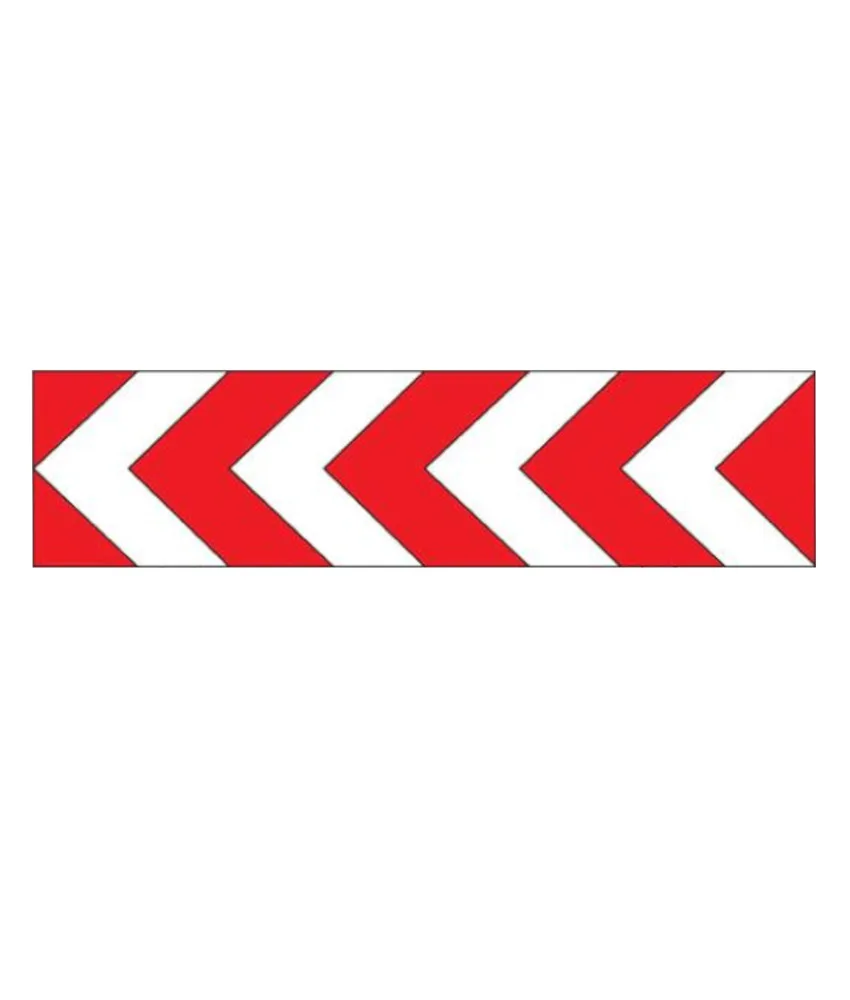 Barriera di preavviso deviazione temporanea, Barriera segnaletica direzionale - per segnalazione curva provvisoria