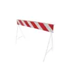 Barriera stradale bianco rossa  rifrangente
