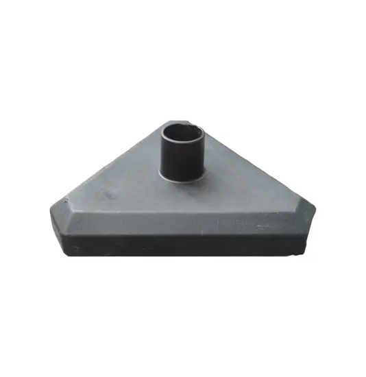 Base economica in PVC riempita in cemento  SEG CN93