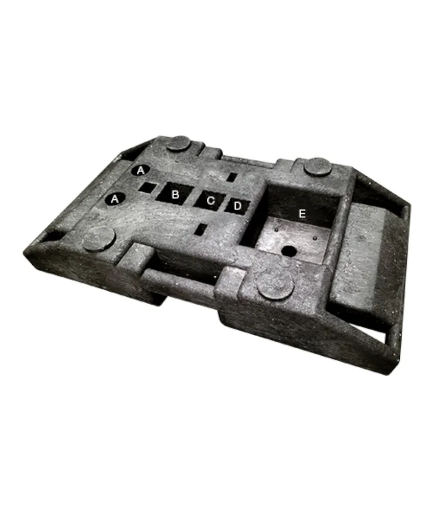 Base per pannello bifacciale, per pannello con codice SEG LAS388 - dimensioni: mm 800 x 400 x 120.