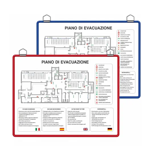 buste sospese con gancio  in formato A3 orizzontale