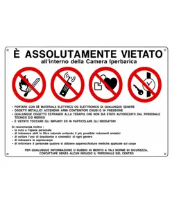 Cartelli di divieto 'è assolutamente vietato...'