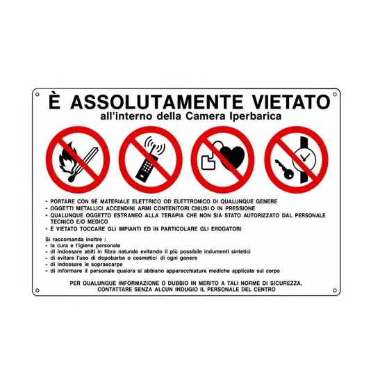 Cartelli di divieto 'è assolutamente vietato...'