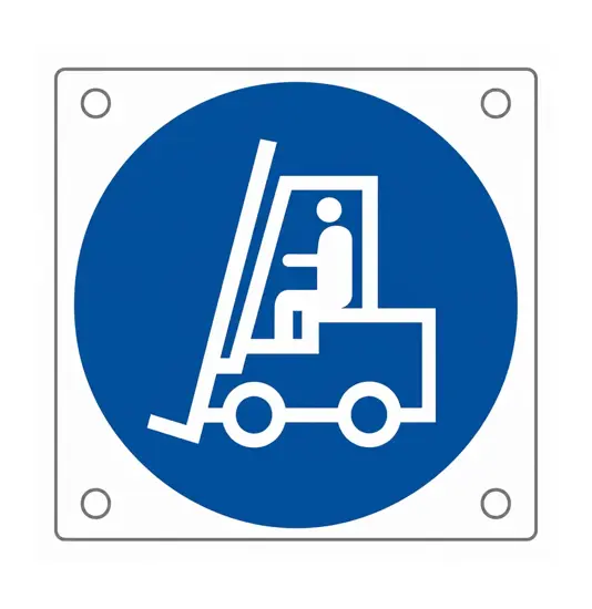 cartelli di obbligo  carrello elevatore