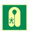 cartelli di sicurezza marittimo fotoluminescente con simbolo lifejacket per bambini