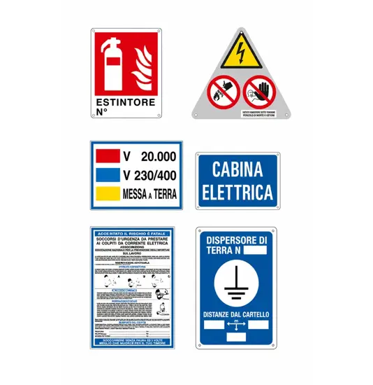 cartelli in kit per cabina da 20.000V