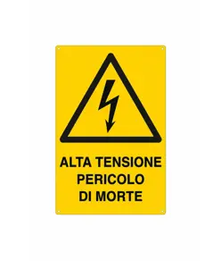 Cartello 'alta tensione pericolo di morte'