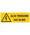 etichette adesive 'alta tensione Volt 20.000'