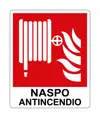 Cartello antincendio con scritta 'naspo antincendio'