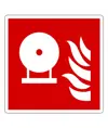 Cartello antincendio 'estintore fisso antincendio'