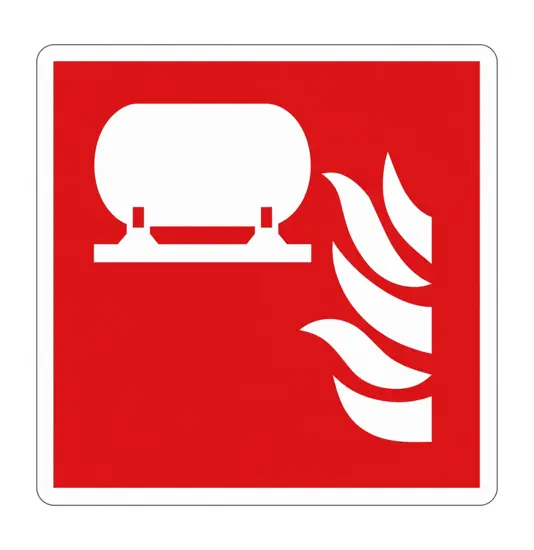 Cartello antincendio 'installazione fissa estinzione incendi'