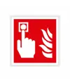 Cartello antincendio 'pulsante allarme antincendio'