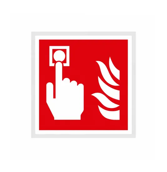 Cartello antincendio 'pulsante allarme antincendio'
